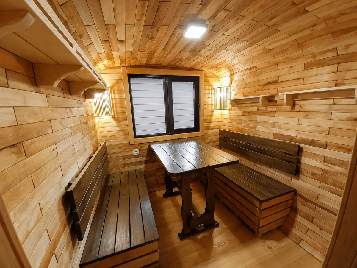 Aussensauna nach Mass – Fass-, Quadro- & Panoramasauna