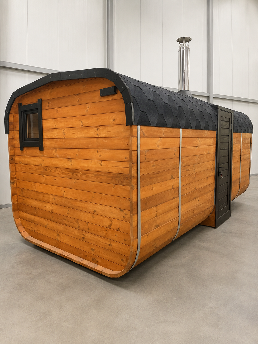 Aussensauna nach Mass – Fass-, Quadro- & Panoramasauna
