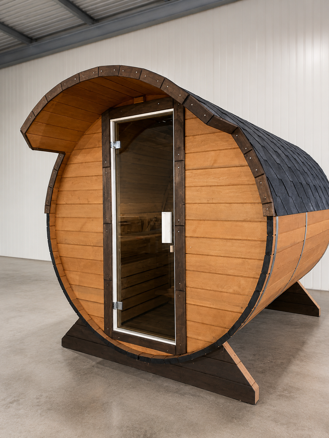 Aussensauna nach Mass – Fass-, Quadro- & Panoramasauna