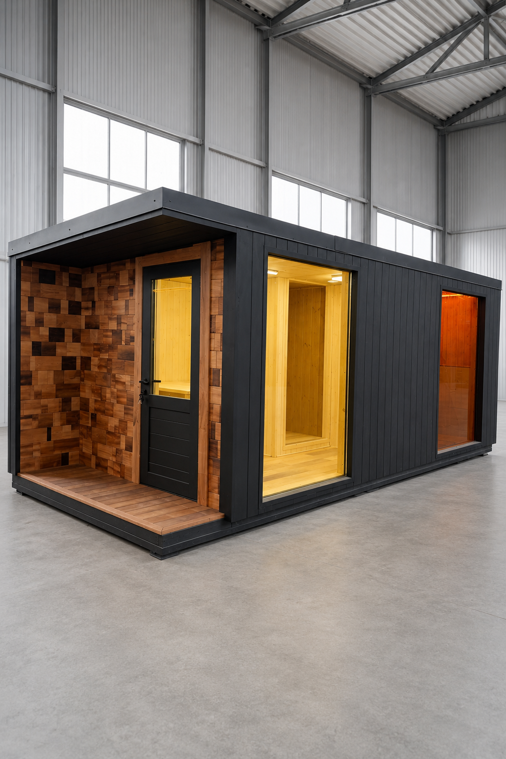 Aussensauna nach Mass – Fass-, Quadro- & Panoramasauna